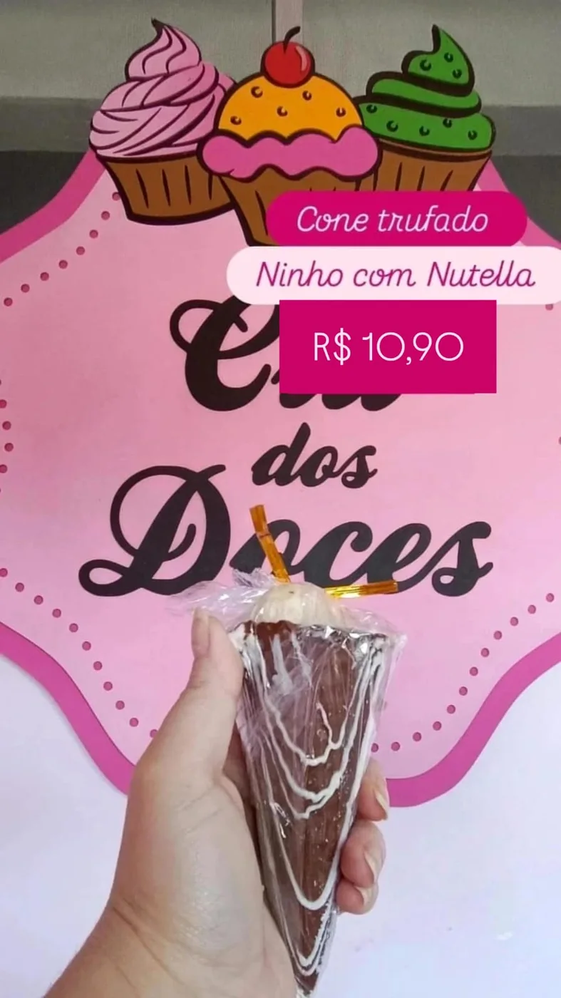 Apresentação da marca da Débora Priscila Doces