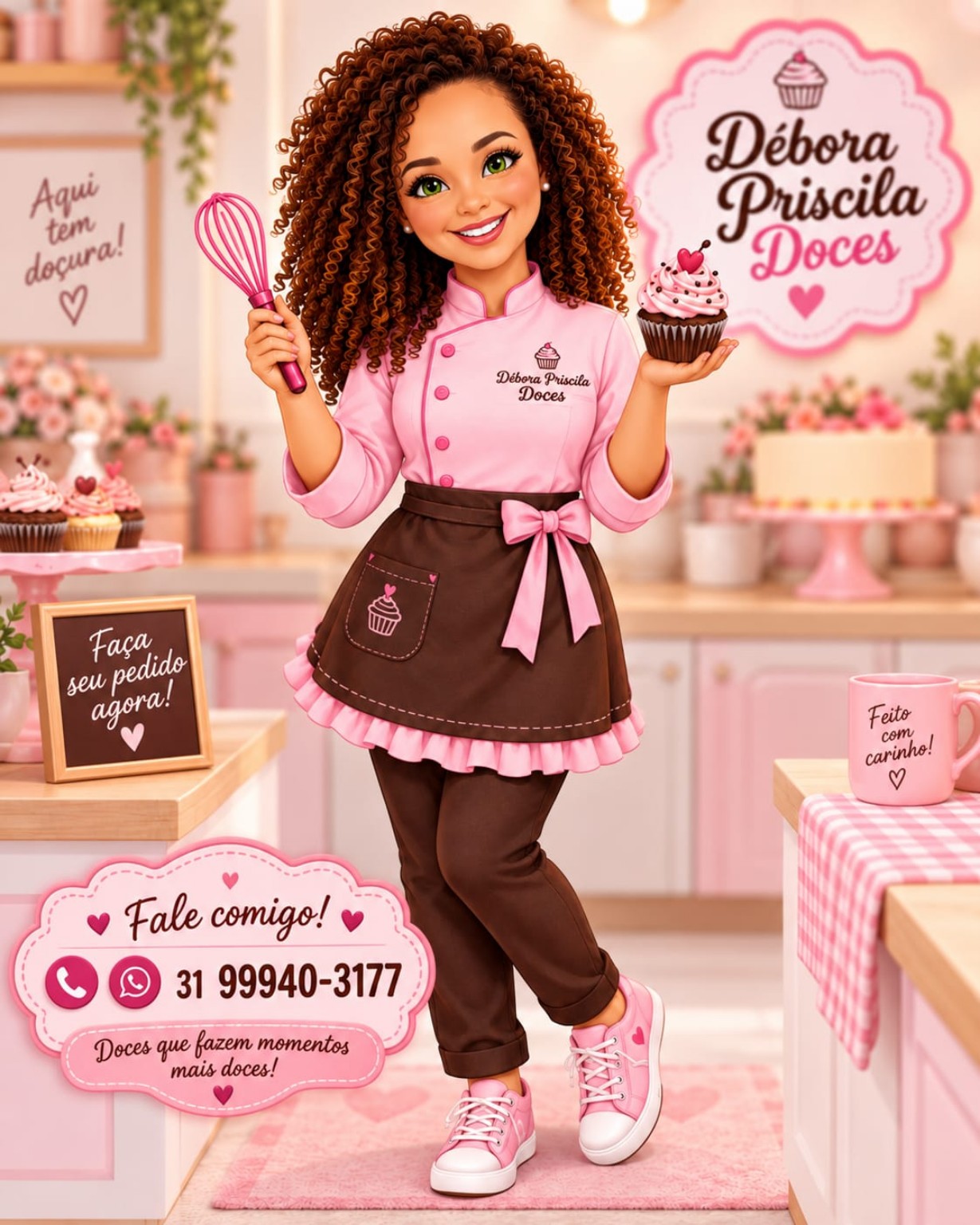 Mascote da Débora Priscila Doces